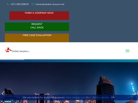 'dubai.lawyer' screenshot