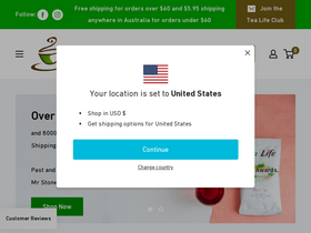 'tealife.com.au' screenshot