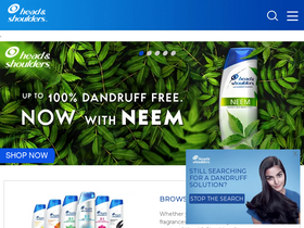 'headandshoulders.co.in' screenshot