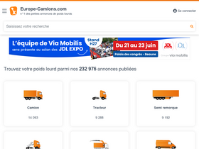 'europe-camions.com' screenshot