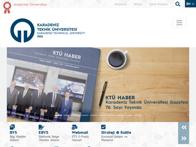 'ktu.edu.tr' screenshot