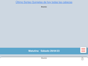 'quiniela22.com' screenshot