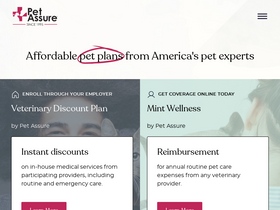 'petassure.com' screenshot