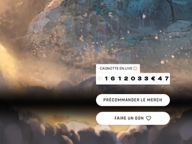 Streamforhumanity website screenshot