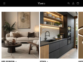 VESTRA HOME homepage screenshot