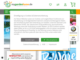 'mygardenhome.de' screenshot