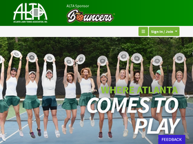 'altatennis.org' screenshot