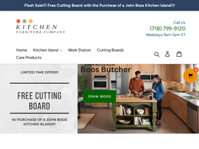kitchenfurniturecompany.com homepage screenshot