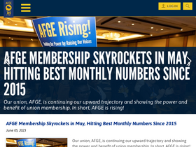 'afge.org' screenshot
