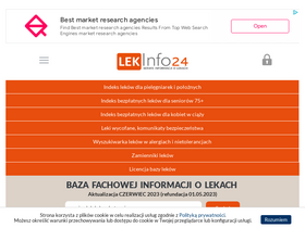 'lekinfo24.pl' screenshot