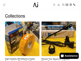 azadindustries.in homepage screenshot