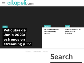 'altapeli.com' screenshot