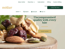 notternuts.com homepage screenshot