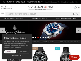 'jurawatches.co.uk' screenshot