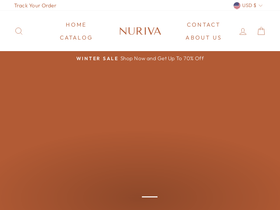 Nuriva homepage screenshot