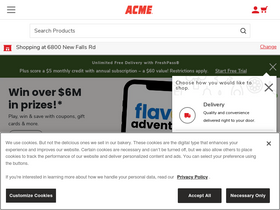 'acmemarkets.com' screenshot