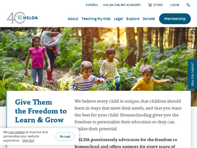 'hslda.org' screenshot