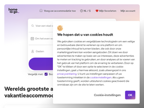 'hometogo.nl' screenshot