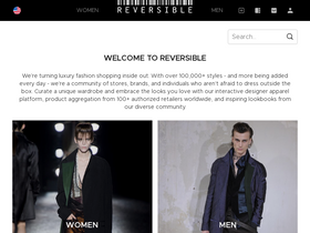 'reversible.com' screenshot