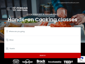 'persianfoodtours.com' screenshot