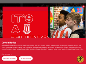 'stokecityfc.com' screenshot