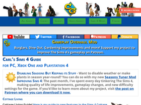 'carls-sims-4-guide.com' screenshot