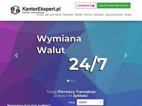 'kantorekspert.pl' screenshot