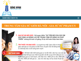 'giasuhanoigioi.edu.vn' screenshot