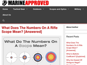'marineapproved.com' screenshot