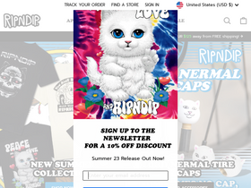 'ripndipclothing.com' screenshot