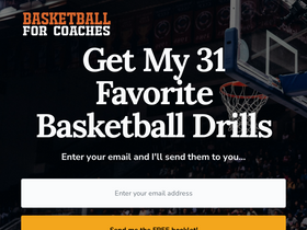 'basketballforcoaches.com' screenshot