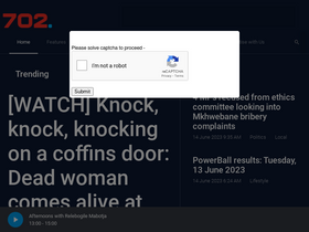 '702.co.za' screenshot