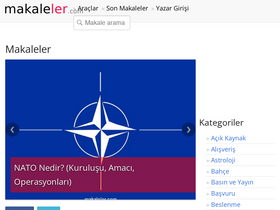 'makaleler.com' screenshot