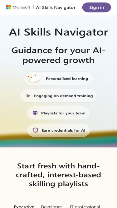 aiskillsnavigator.microsoft.com