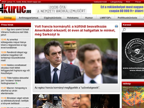 'kuruc.info' screenshot