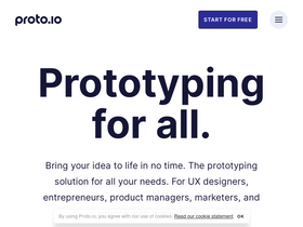 'proto.io' screenshot