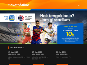 'tickethotline.com.my' screenshot