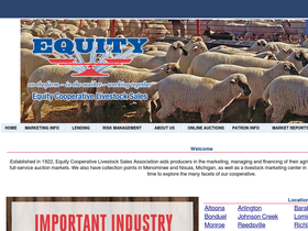 'equitycoop.com' screenshot