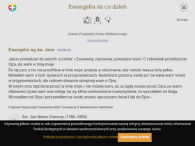 'ewangelia.org' screenshot