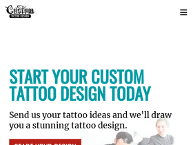 'customtattoodesign.ca' screenshot