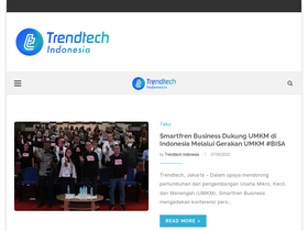 'trendtech.id' screenshot
