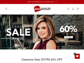 'wigoutlet.com' screenshot