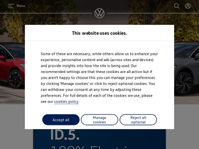 'volkswagen.co.uk' screenshot
