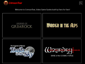 'crimsontear.com' screenshot