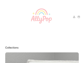 ally-pop.com homepage screenshot