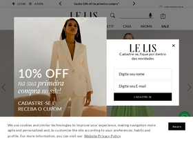 'lelis.com.br' screenshot