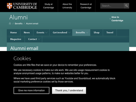 'cantab.net' screenshot