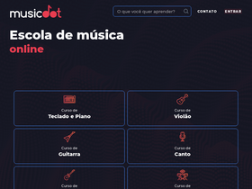 'musicdot.com.br' screenshot
