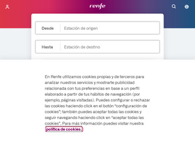 'renfe.es' screenshot
