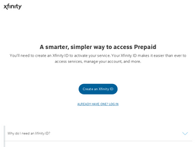 'xfinityprepaid.net' screenshot